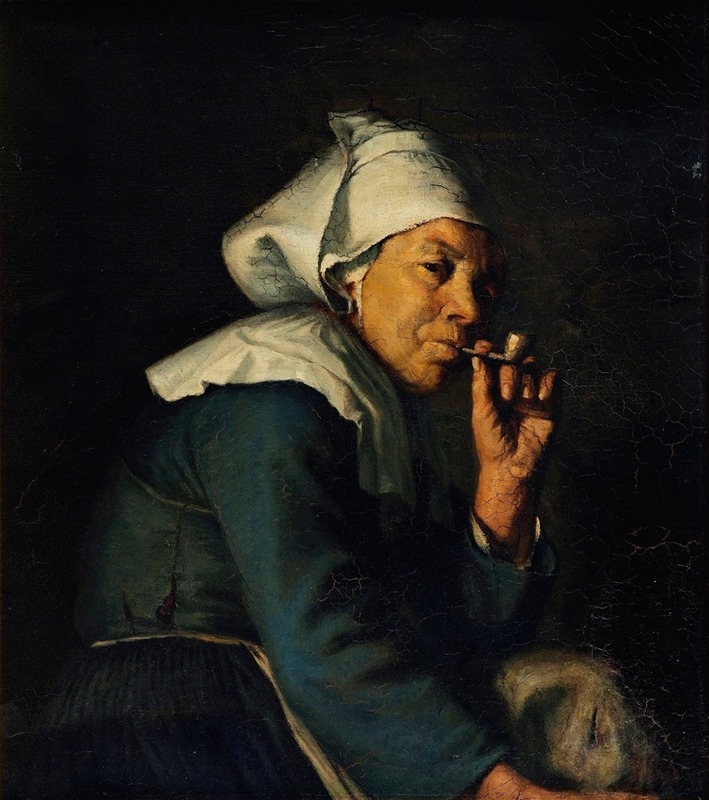 Hans Christian Koefoed - Peasant woman from Brittany