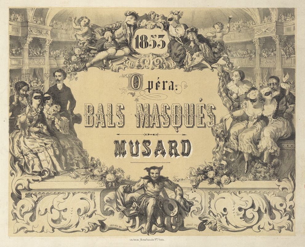 Anonymous - 1853. Opéra. Bals masqués. Musard