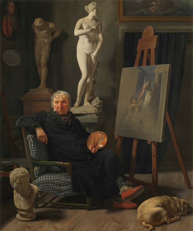 Martinus Rørbye - Portrait of the painter C. A. Lorentzen