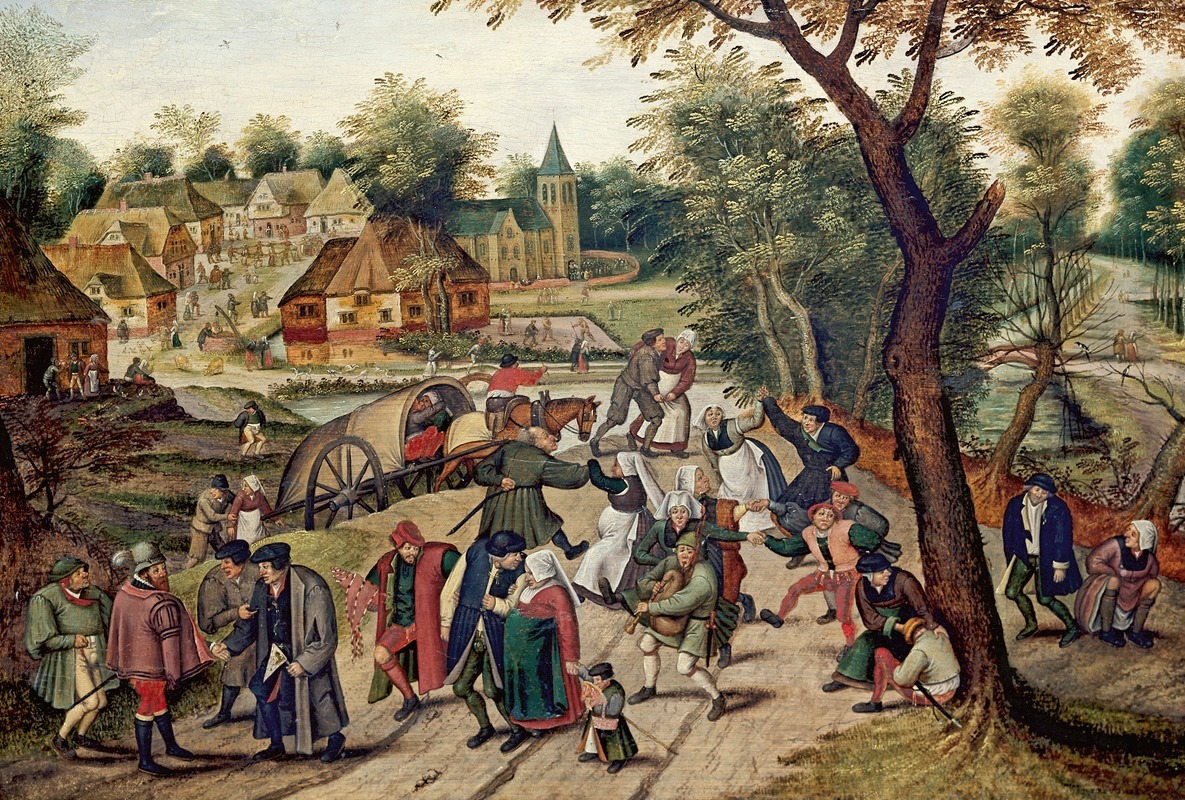 Pieter Brueghel The Younger - Return from the Kermesse