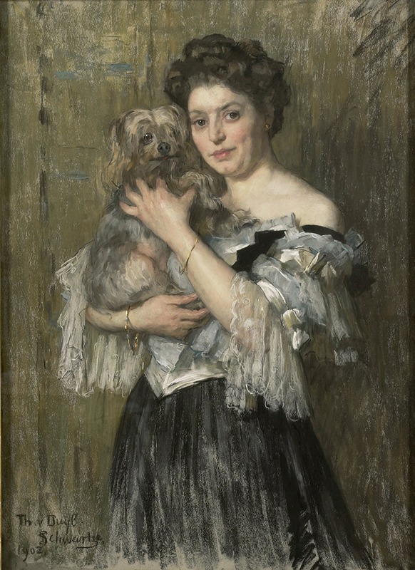 Thérèse Schwartze - Mary Catherine Josephine Jordan (1866-1948). Wife of the painter George Hendrik Breitner