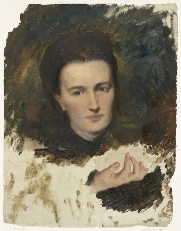 Thérèse Schwartze - Portret van een vrouw