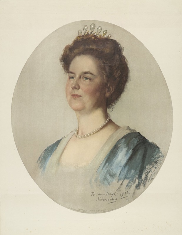Thérèse Schwartze - Portret van Wilhelmina, koningin der Nederlanden