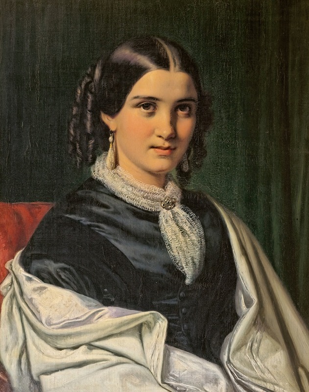 Wilhelm Marstrand - Portrait of Mrs. Vilhelmine Heise, born Hage (1838-1912)