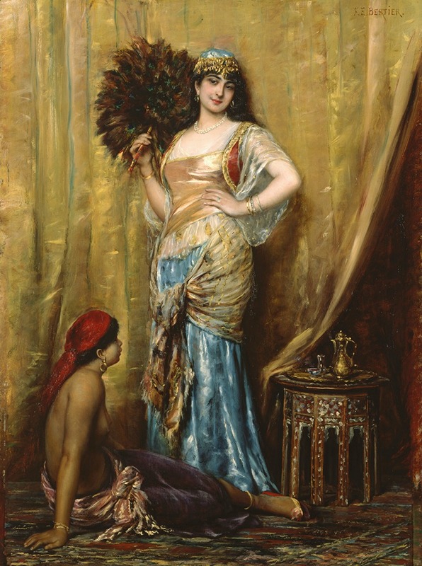 Francisque Édouard Bertier - Harem Women