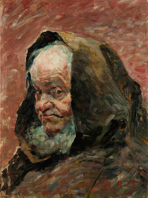 Herman Norrman - Head of an Old Man, Study
