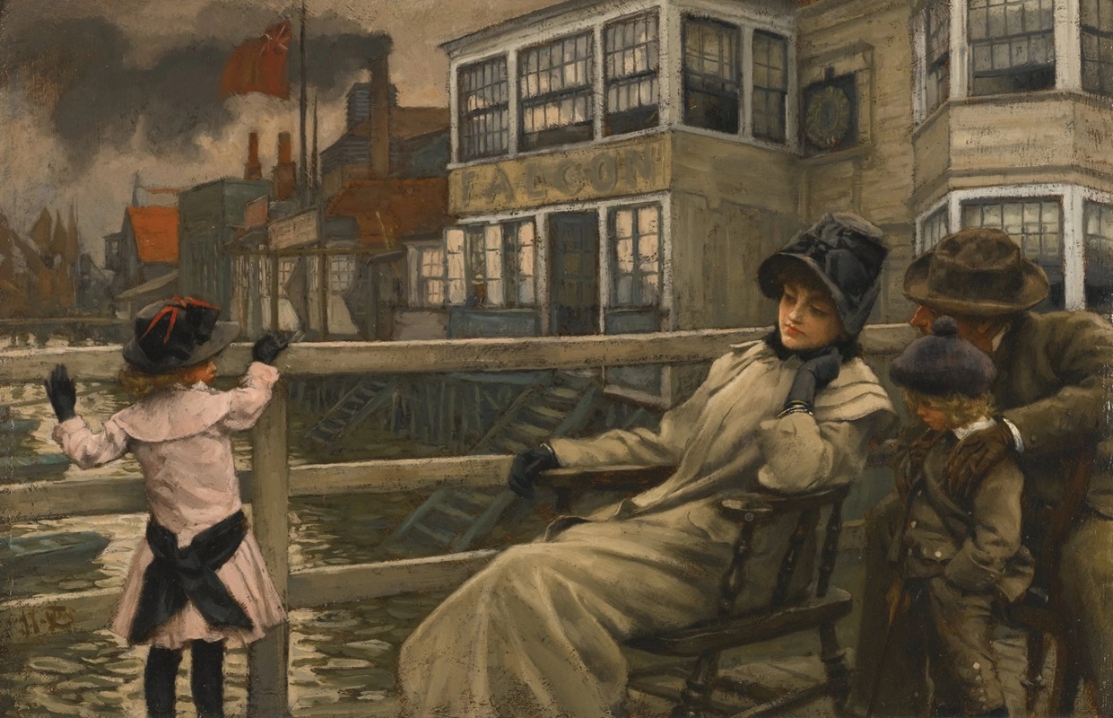 James Tissot - Waiting for the ferry