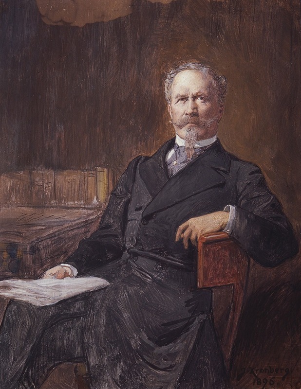 Julius Kronberg - Porträtt av Walter von Hallwyl
