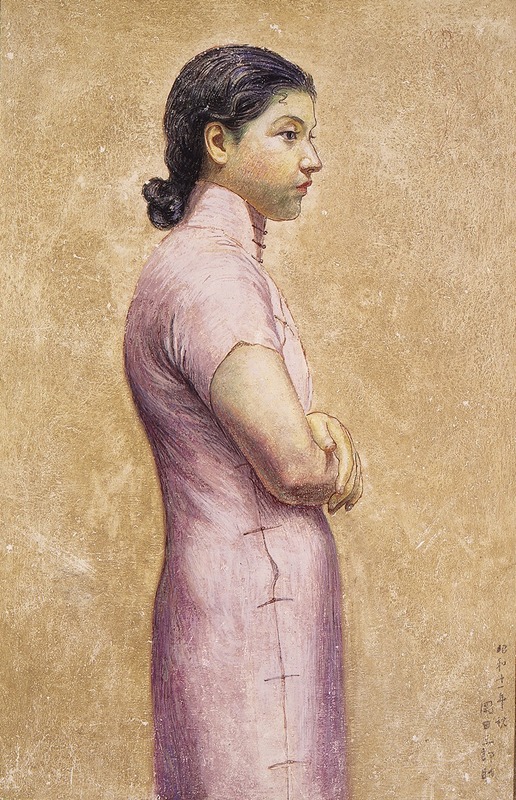 Okada Saburōsuke - Portrait of a Woman