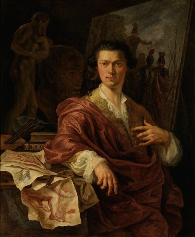 Willem Jacob Herreyns - Portrait of Artist A. C. Lens