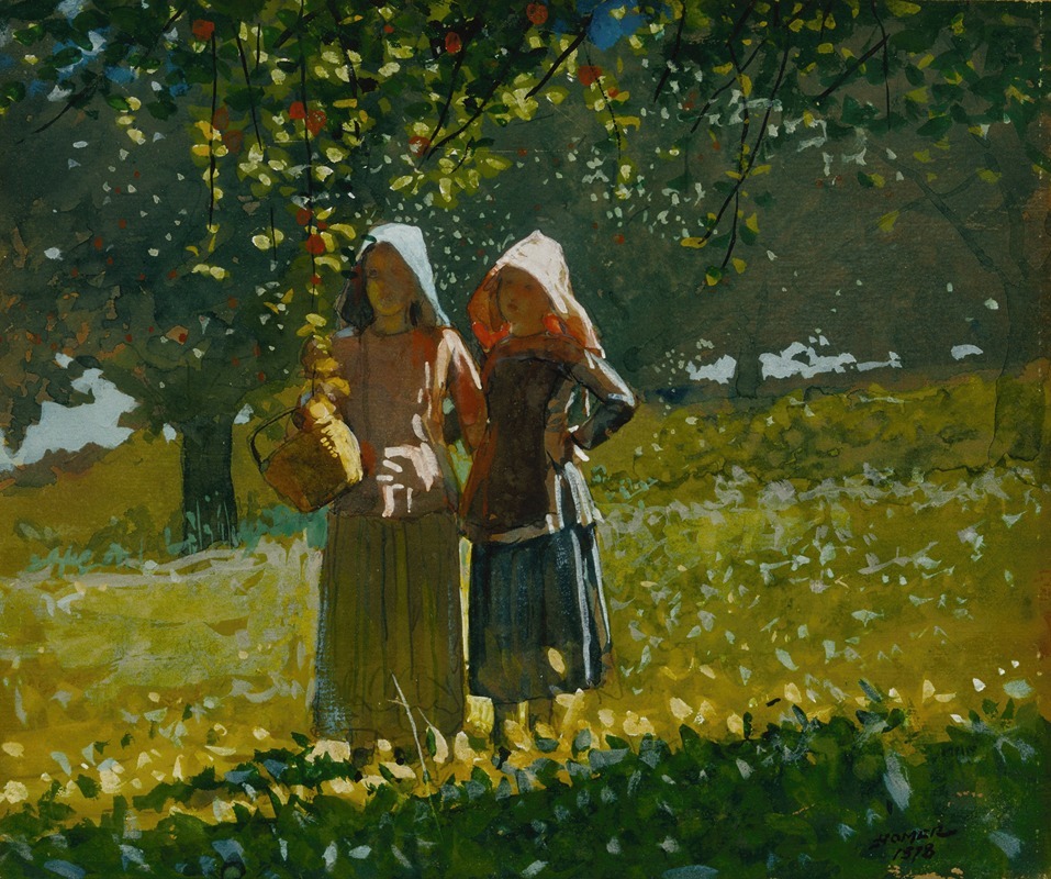Winslow Homer - Apple Picking