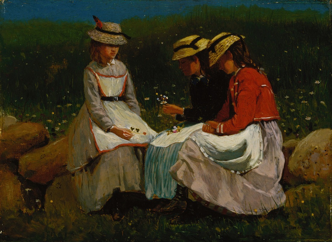Winslow Homer - Girls in a Landscape