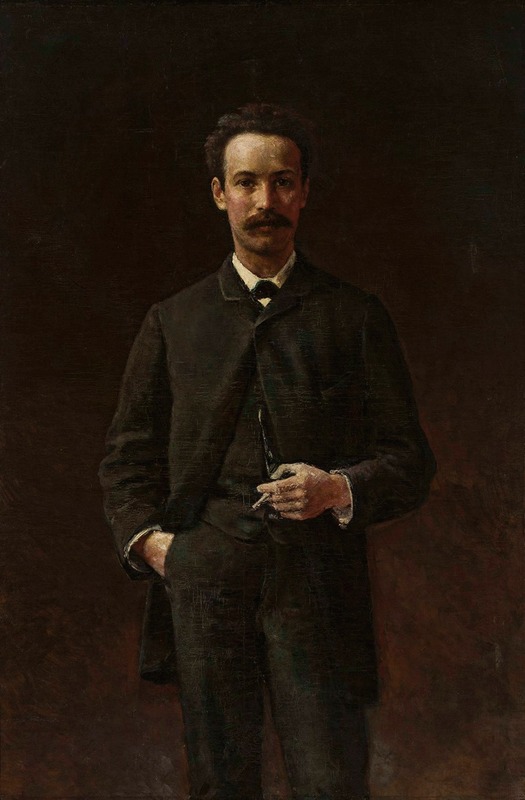 Aleksander Gierymski - Portrait of Artur Gruszecki