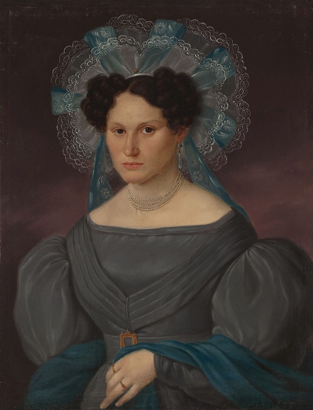 Anonymous - Portrait of Eleonora Gomólińska née Pelletier