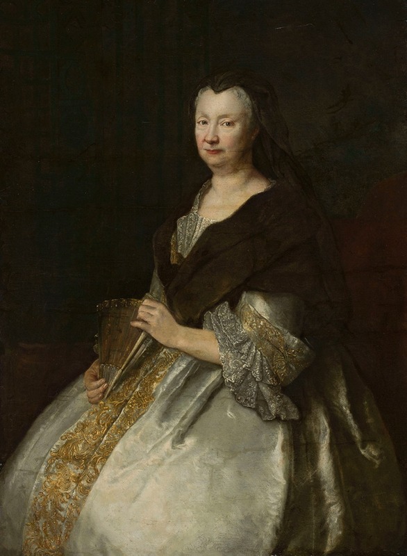 Antoine Pesne - Portrait of Sophia Hedwig von Tettau (1662–1733)