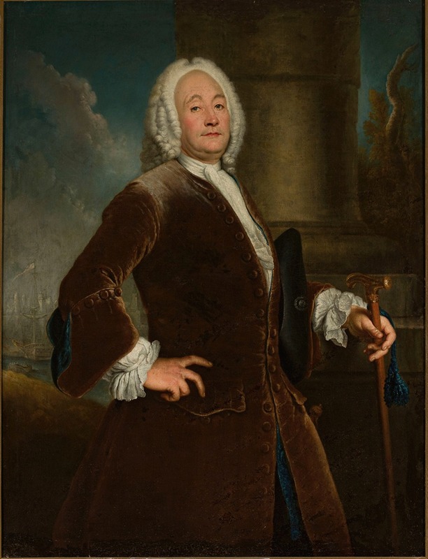Antoine Pesne - Portrait of Heinrich Voguell