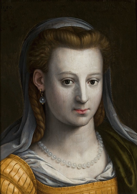 Bernaert de Rijckere - Head of a woman looking ahead