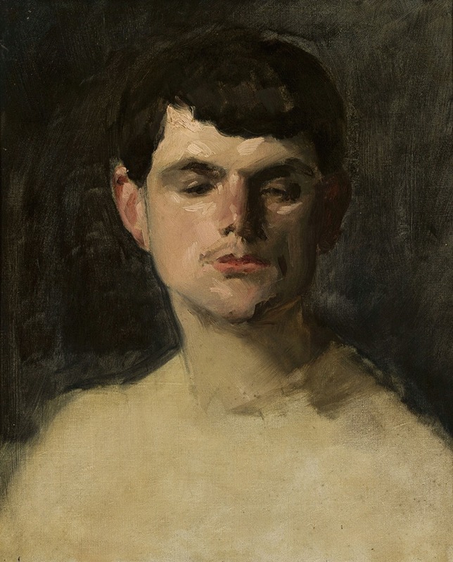 Carolus-Duran - Study of a male head