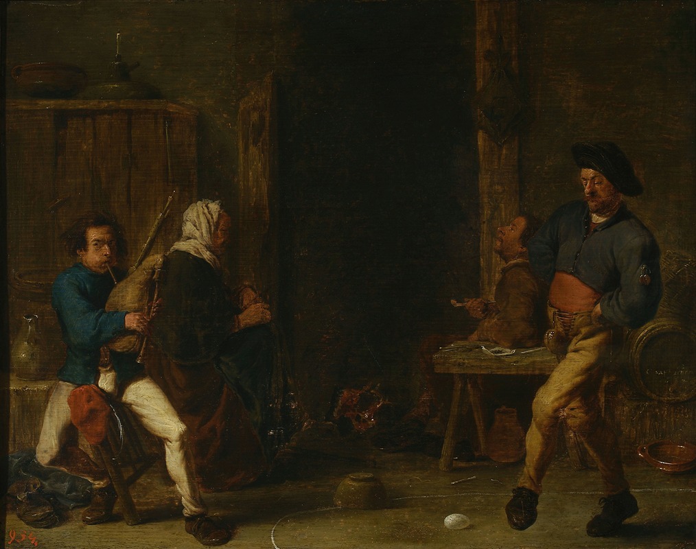 Cornelis Saftleven - Scene in a tavern