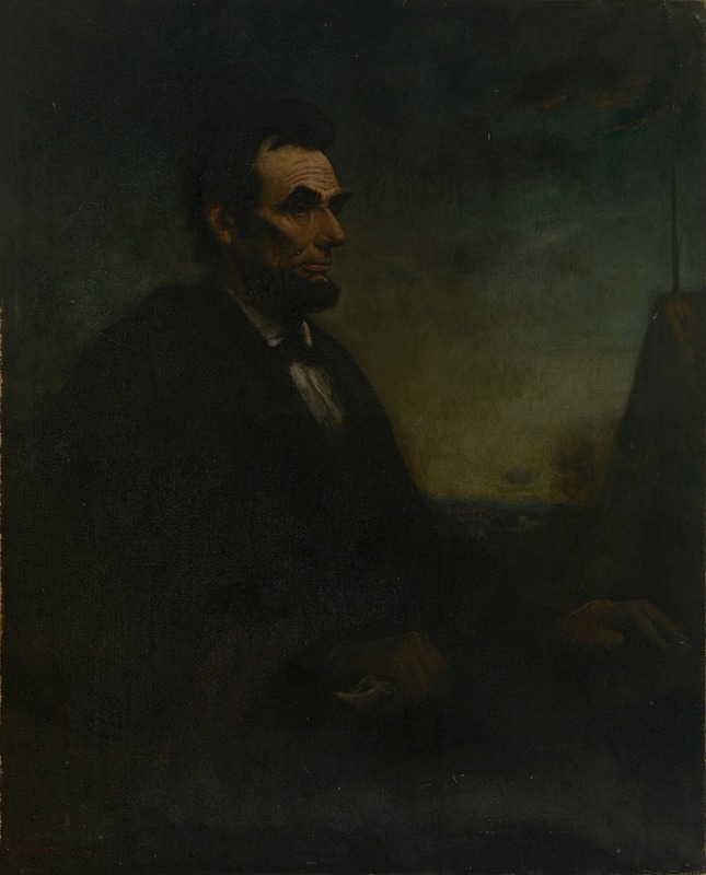 Douglas Volk - Portrait of Lincoln