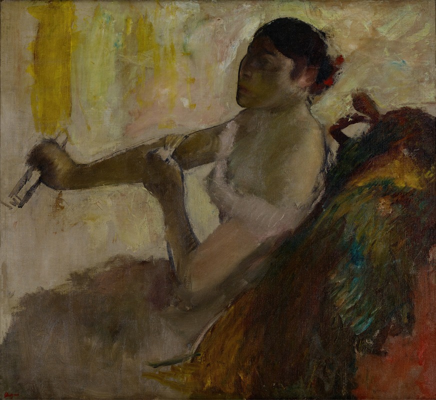Edgar Degas - Portrait de Mlle Rose Caron (Portrait of Rose Caron)