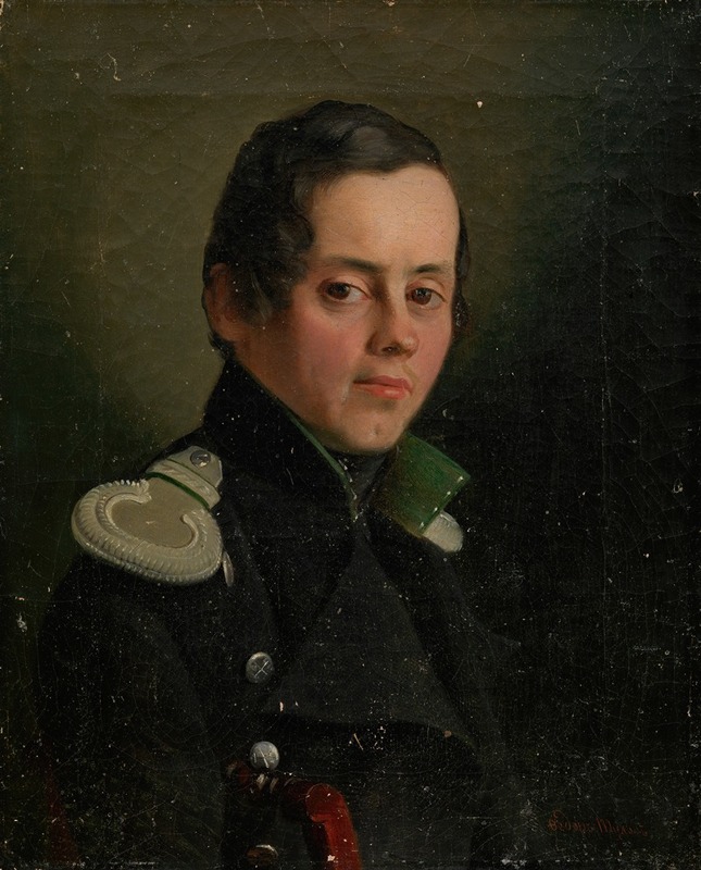 Fedor Tulov - Portrait of a Young Officer