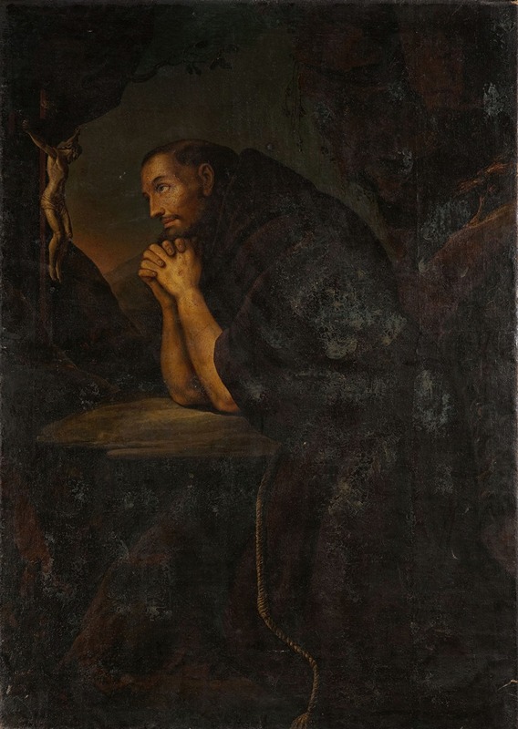 Franciszek Lekszycki - Praying monk