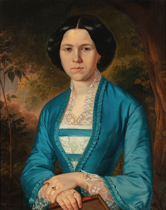 Franciszek Mielnicki - Portrait of a lady