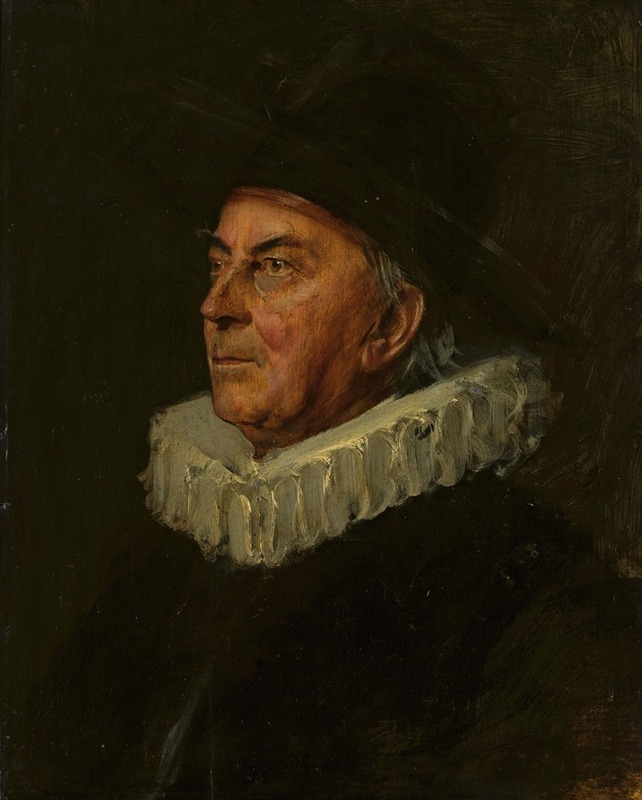 Franz von Lenbach - Portrait of professor Syboldt