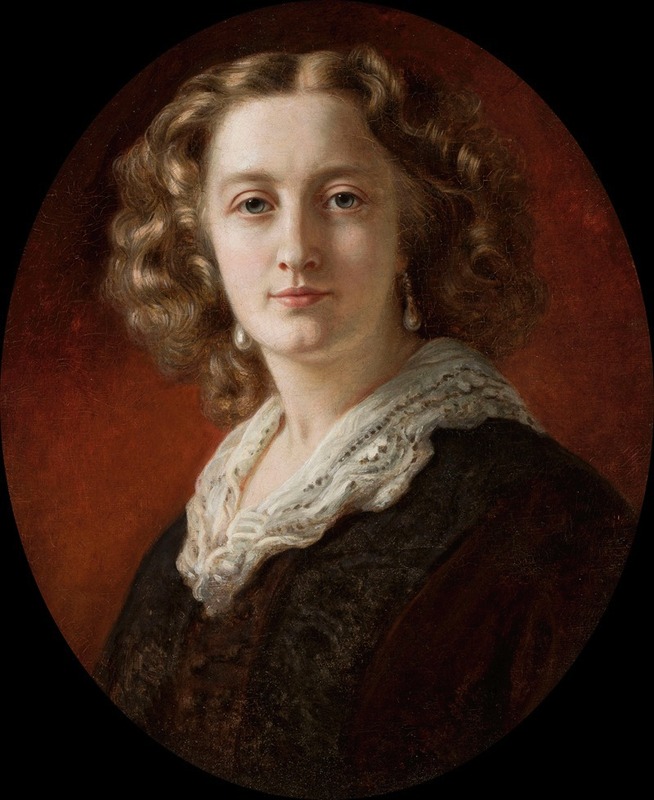 Franz Xaver Winterhalter - Portrait of Zofia Odescalchi née Branicka
