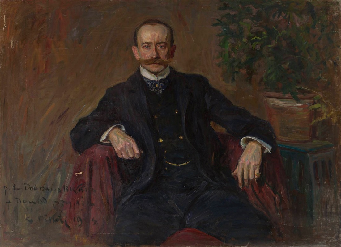 Gustaw Pillati - Portrait of Łukasz Dobrzański