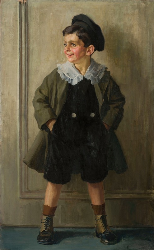 Hans Larwin - Portrait of a boy