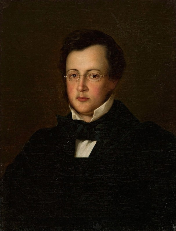 Heinrich Hollpein - Portrait of Konstanty Świdziński (d. 1855)
