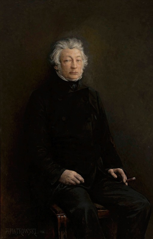 Henryk Piątkowski - Portrait of Adam Mickiewicz