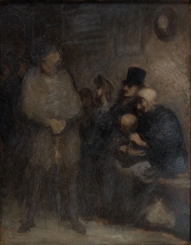 Honoré Daumier - Une salle d’attente (The Waiting Room)