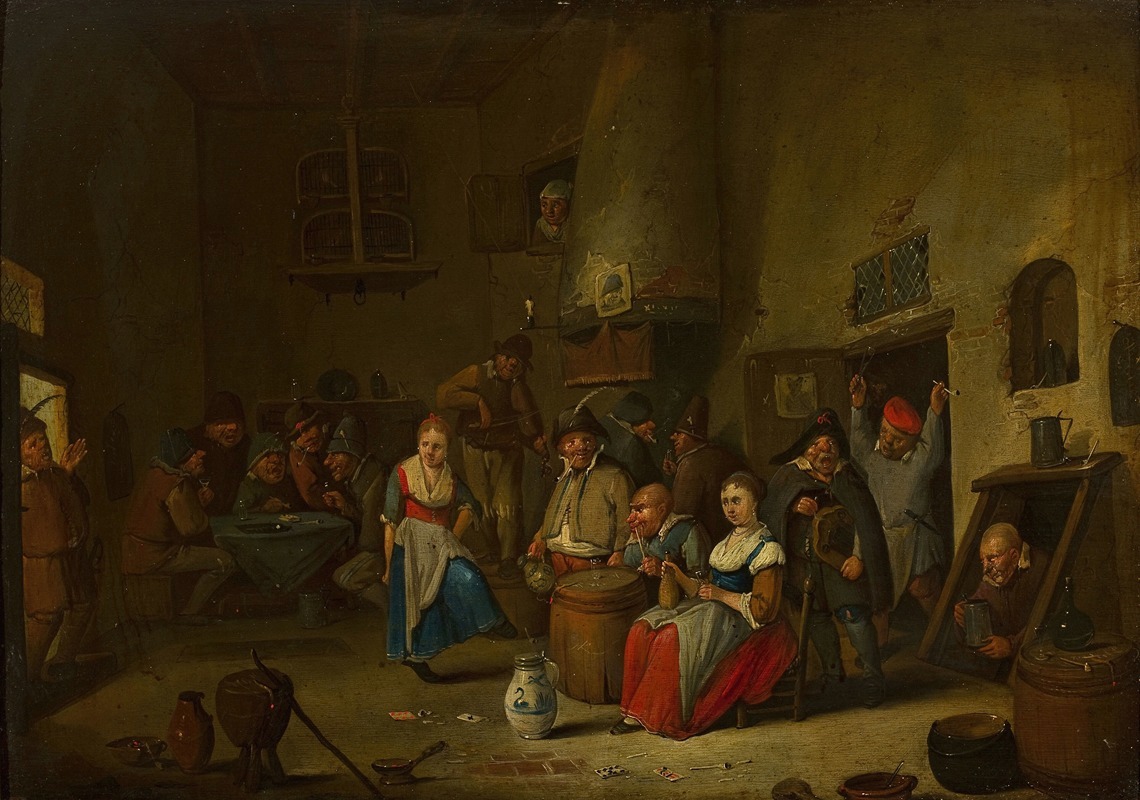 Hubert van Ravesteyn - Merry-making in a tavern