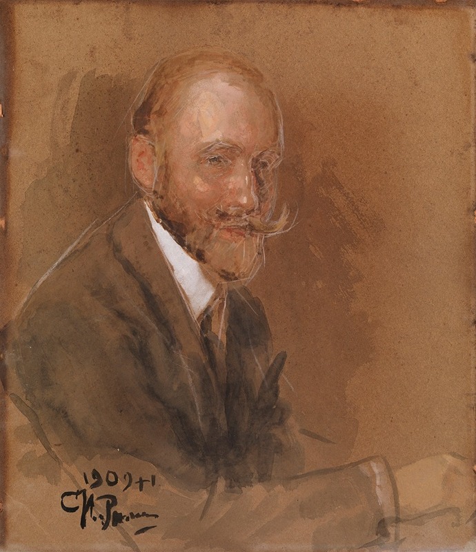 Ilya Efimovich Repin - Portrait of Prince Vladimir Baryatinsky