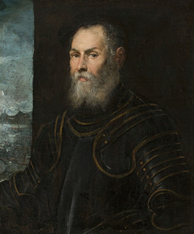 Jacopo Tintoretto - Portrait of a Venetian admiral