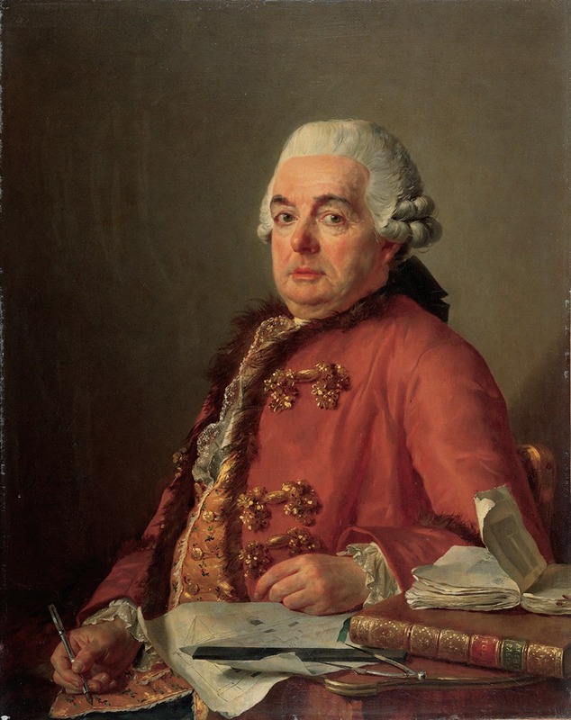 Jacques Louis David - Portrait of Jacques-François Desmaisons