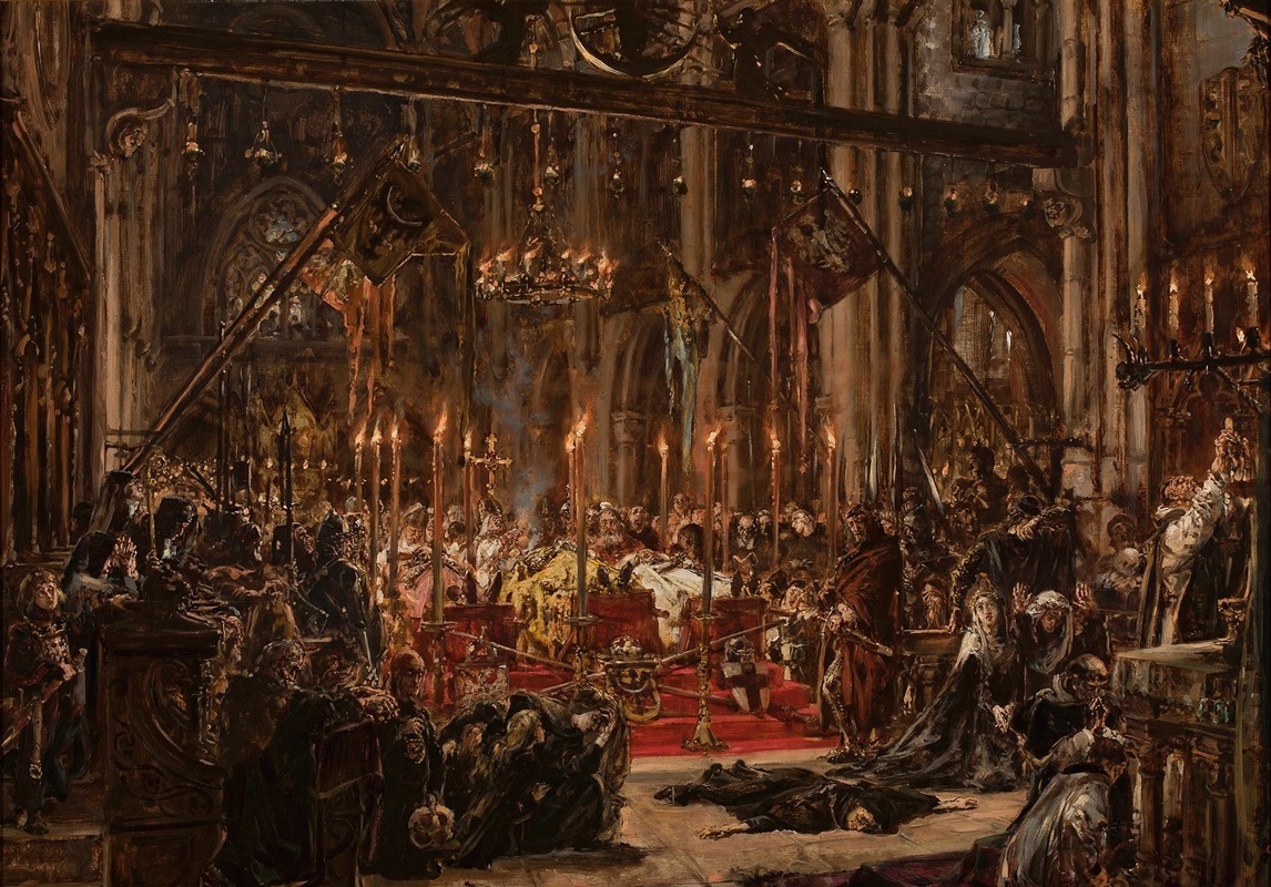 Jan Matejko - Defeat at Legnica, from the series “History of Civilization in Poland”