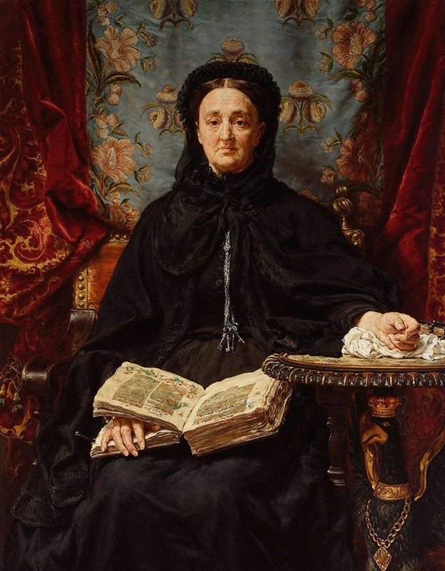 Jan Matejko - Portrait of Katarzyna Potocka née Branicka (1825–1907), wife of Adam