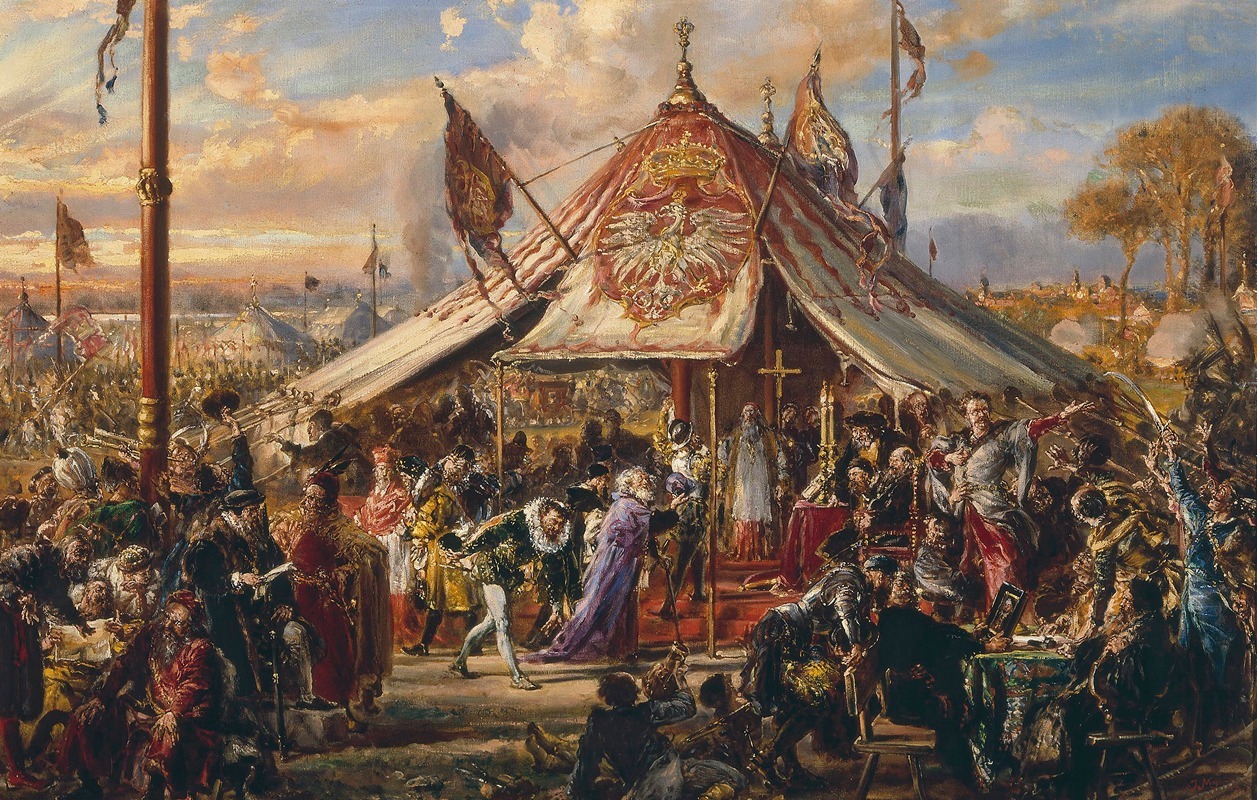 Jan Matejko - Power of Commonwealth at its Zenith, from the series “History of Civilization in Poland”