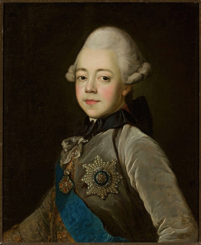Jean Louis Voille - Childhood portrait of Paul I