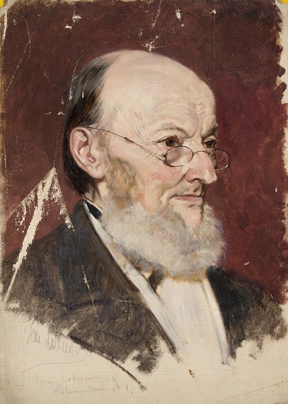 Jean Lulvès - Portrait of an old man