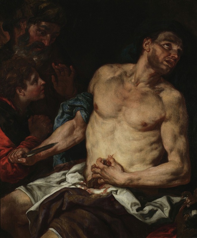 Johann Carl Loth - The death of Cato