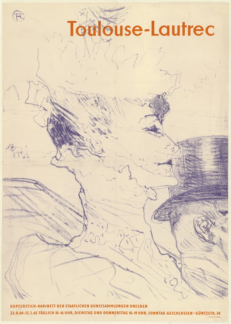 Anonymous - Toulouse-Lautrec. Kupferstich-Kabinett der Staatlichen Kunstsammlungen Dresden