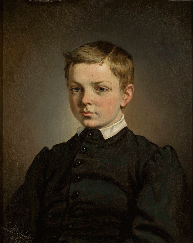 Karol Młodnicki - Bust portrait of a boy