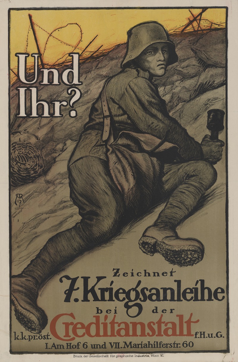 Anonymous - Und Ihr Zeichnet 7. Kriegsanleihe bei der Creditanstalt