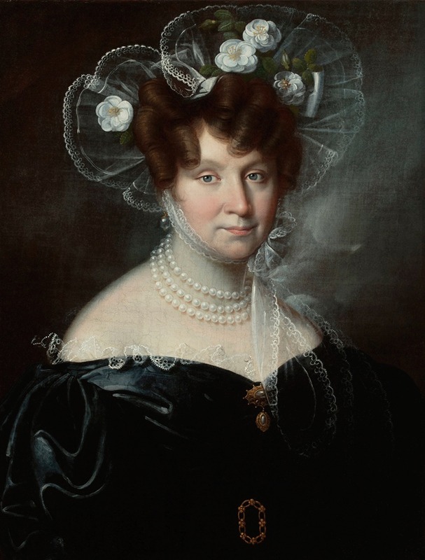 Marcin Jabłoński - Portrait of Melania Sobańska