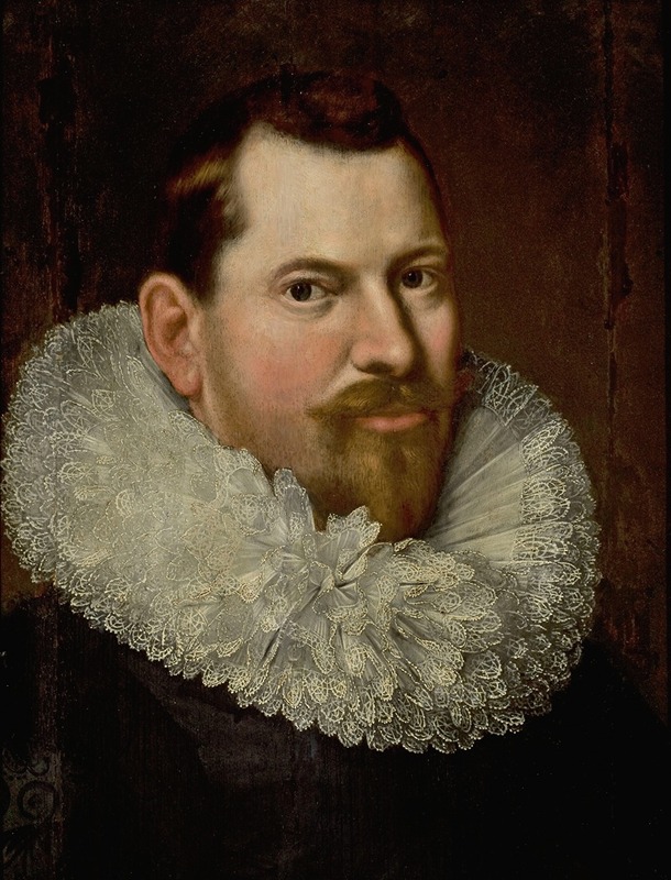 Michiel Jansz. Van Mierevelt - Portrait of a man in a white frill